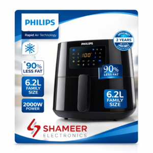 Philips Essential XL Air Fryer 6.2 L 2000 W HD9270 Black