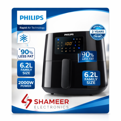 Philips Essential XL Air Fryer 6.2 L 2000 W HD9270 Black